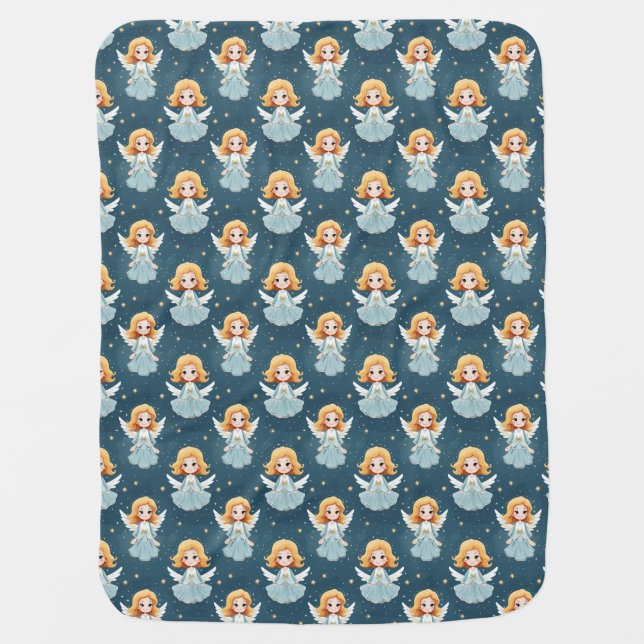 Fun Angels  Baby Blanket (Front)