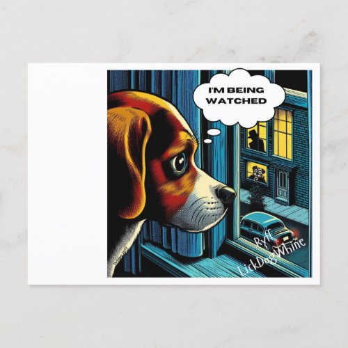 Fun Animal Art Invitation Postcard