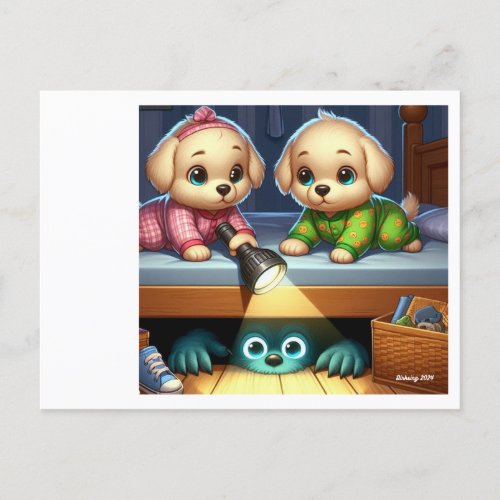 Fun Animal customizable Postcard