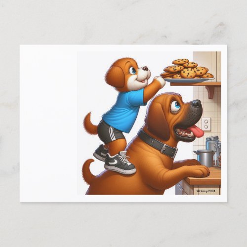 Fun Animal Customizable Postcard