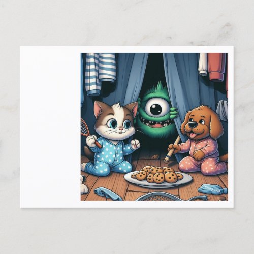 Fun Animal customizable Postcard