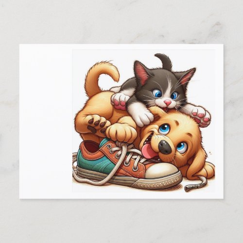 Fun Animal customizable Postcard