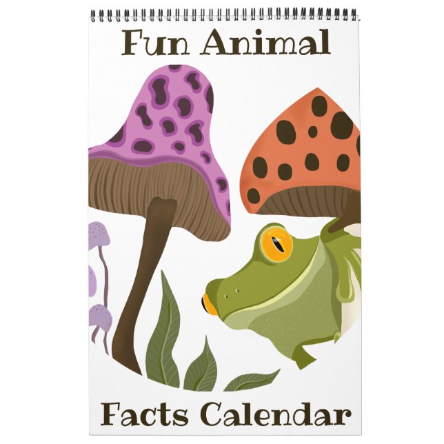 Fun Animal Facts Calendar 2026 (Cover)