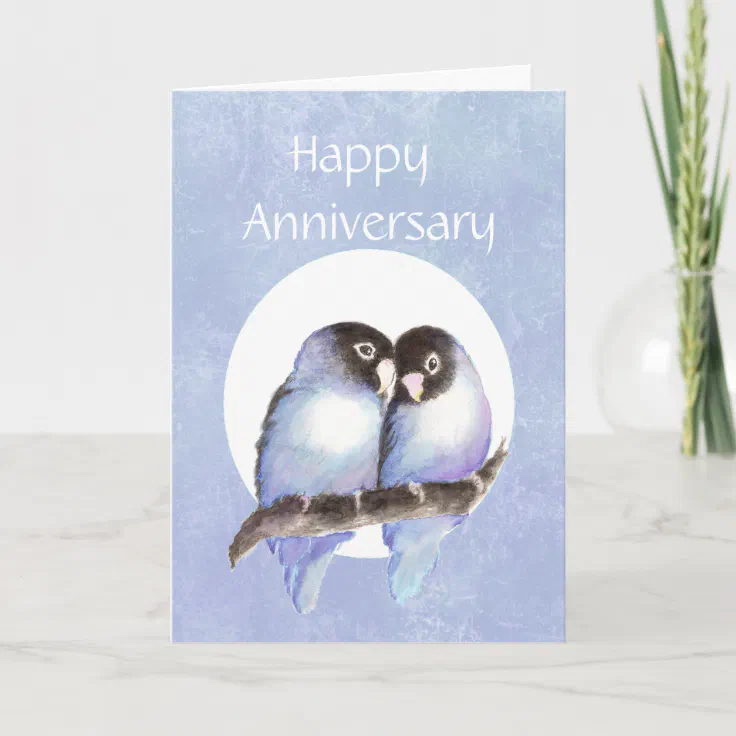 Fun Anniversary Love bird Humor Card | Zazzle