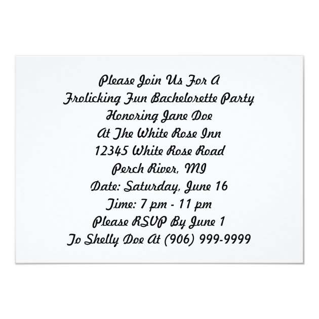 Fun Antique Wedding Bachelorette Party Invitations