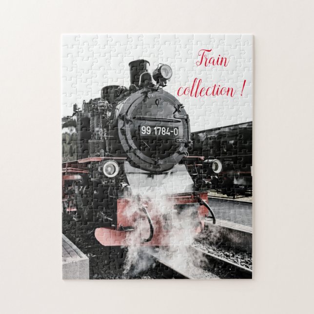 Fun Art Train Picture Family Jigsaw Puzzle (Vertical)
