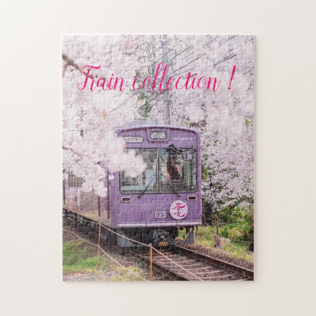 Fun Art Train Picture Family Jigsaw Puzzle (Vertical)