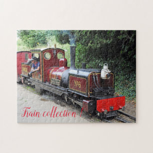 Fun Art Train Picture Family Jigsaw Puzzle