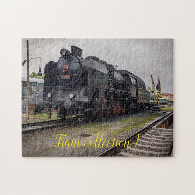 Fun Art Train Picture Family Jigsaw Puzzle (Horizontal)