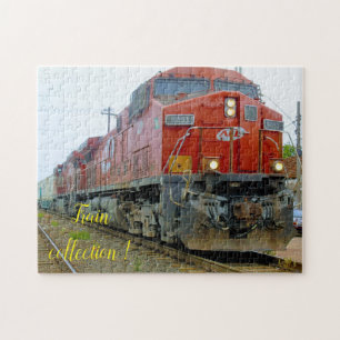 Fun Art Train Picture Family Jigsaw Puzzle