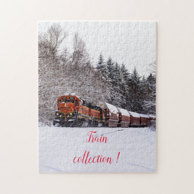 Fun Art Train Picture Family Jigsaw Puzzle (Vertical)