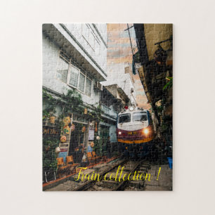 Fun Art Train Picture Family Jigsaw Puzzle