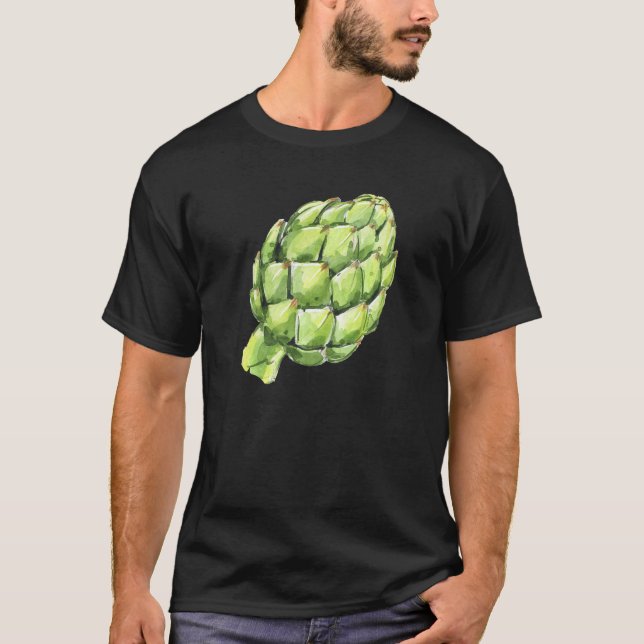 Fun Artichoke Vegetable Costume Artichoke Lover Ve T-Shirt (Front)
