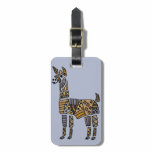 Fun Artistic Llama Art Bag Tag Fun Artistic Llama Art Bag Tag