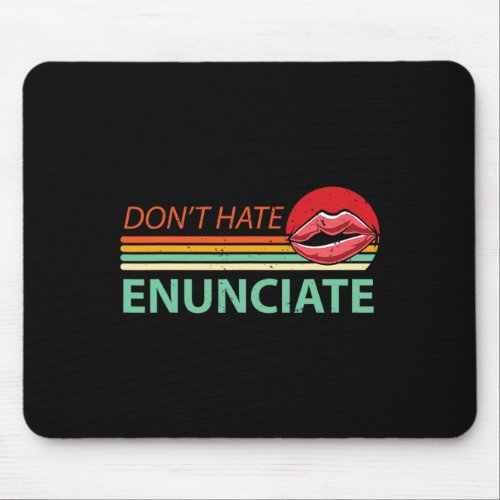 Fun Asl Sign Language Lip Reading Deaf Awareness 2 Mouse Pad