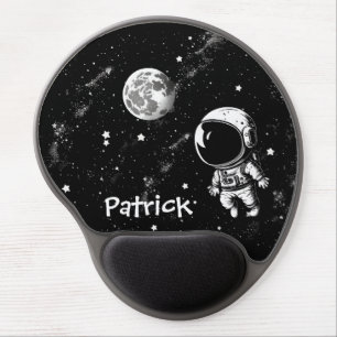 Fun Astronaut In Space Gel Mouse Pad