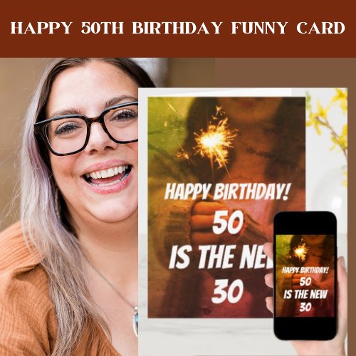 Fun At 50 For Her Birthday  Card