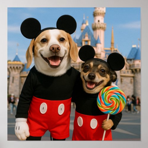 "Fun at Disney" Poster