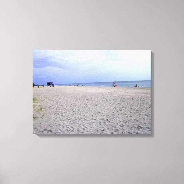 Fun At The Beach Canvas Print (Front)