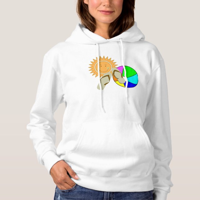 Fun at the Beach Hoodie (Front)