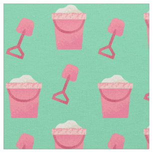 Fun at the Beach Pattern Fabric
