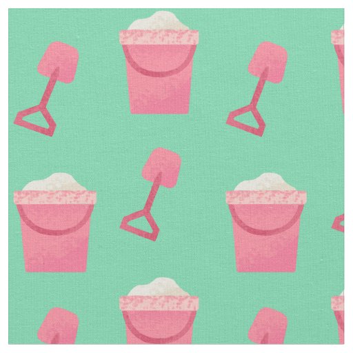 Fun at the Beach Pattern Fabric