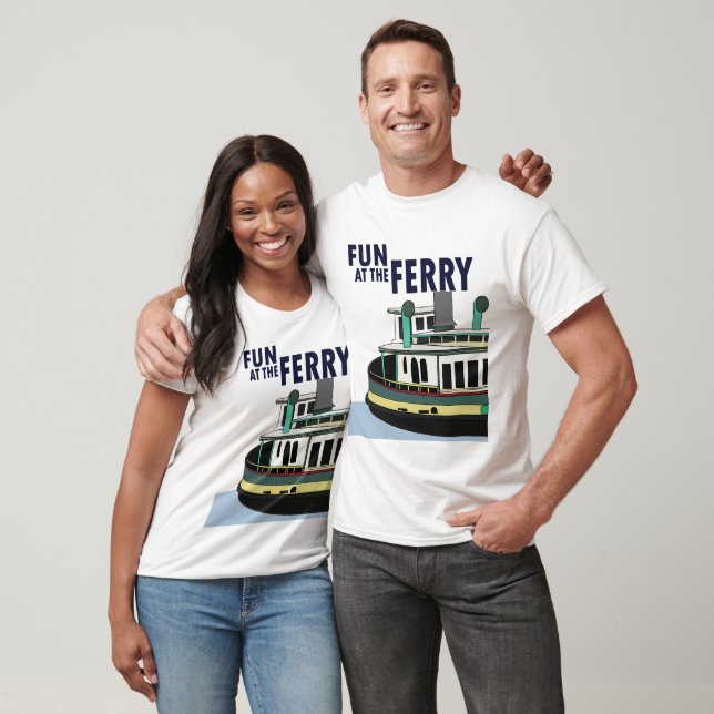 Fun At The Ferry Travel T-Shirt (Unisex)