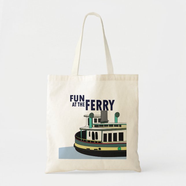 Fun At The Ferry Travel Tote Bag (Front)