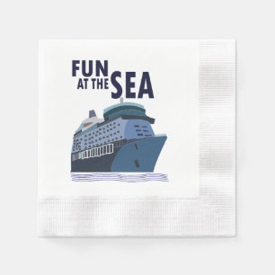 Fun At The Sea Cruise Ship Party Napkins