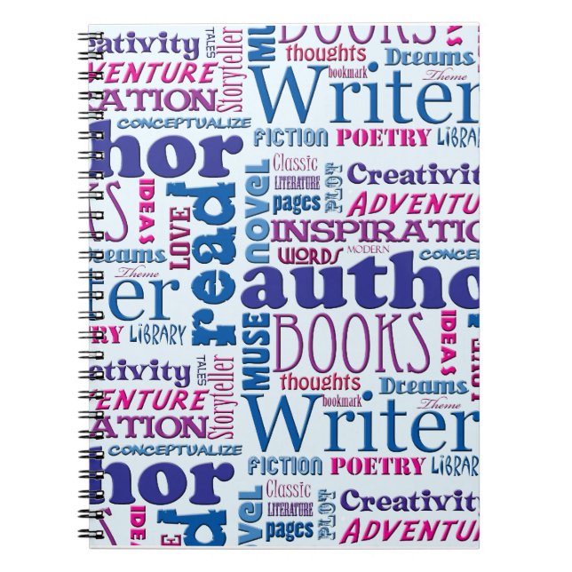 Fun Authors Pattern Notebook (Front)