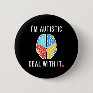 Fun Autism Awareness Gift For Autistic People With Button