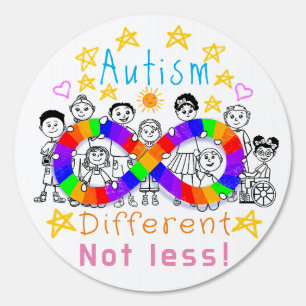 Fun Autism Awareness Month - 2 Message Yard Sign