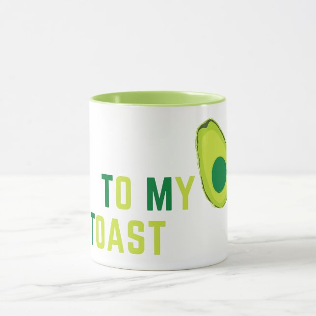  Fun Avocado And Toast Mug (Center)