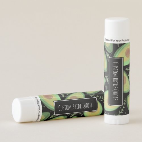 Fun Avocado Bride Bachlorette Bridal Party Lip Balm