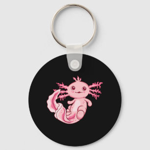 Fun Axolotl Lover Cute Axolotl Cute Kawaii Kitten Keychain