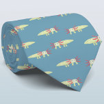 Fun Axolotl Neck Tie<br><div class="desc">A fun axolotl salamander design.  Change the background color in the design tool to customize.  Original art by Nic Squirrell.</div>