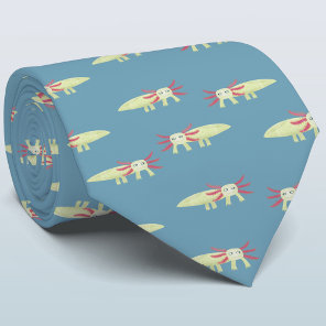 Fun Axolotl Neck Tie