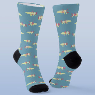 Fun Axolotl Socks