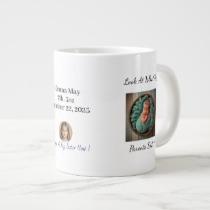 Fun Baby and Sibling photo Personalized Mug