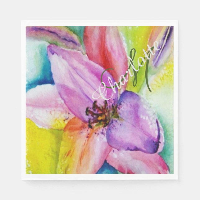 Fun Baby Shower Party Napkins (Front)