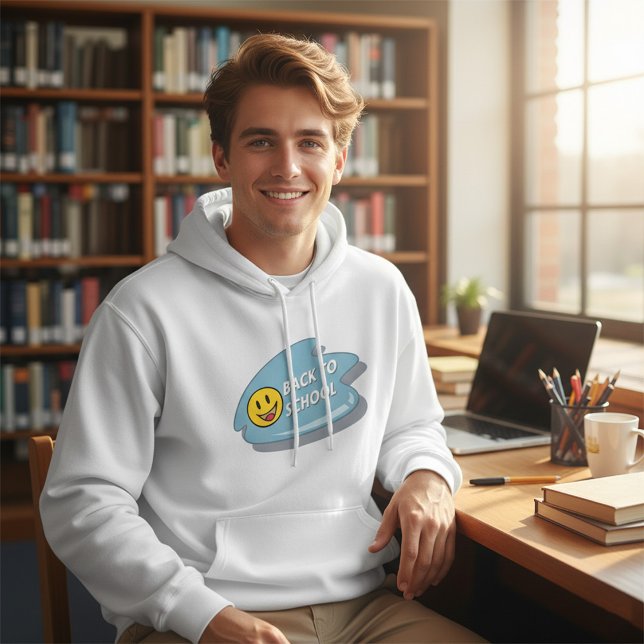 Fun Back to School Smiley Face  Hoodie (Creator Uploaded)