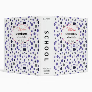 Fun Back to School Supplies for Kids or Teachers 3 Ring Binder