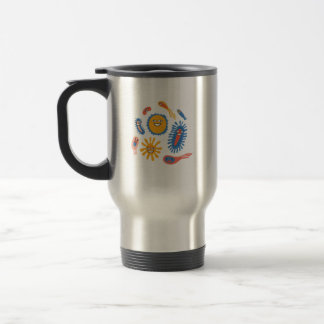 Fun Bacteria Microbiology Chemistry Travel Mug