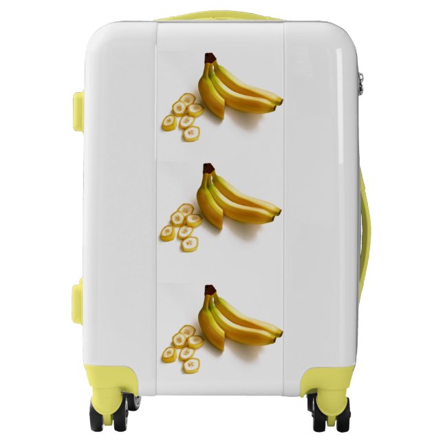 Fun Banana Print Suitcase (Front)