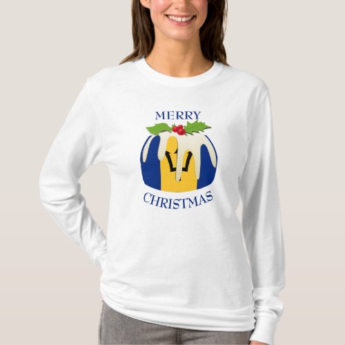 Fun  BARBADOS  Christmas Pudding T_Shirt