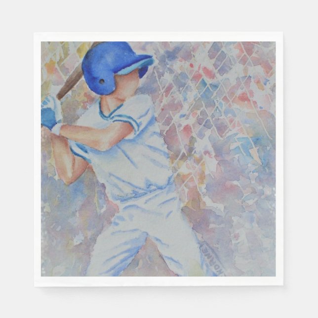 FUN BASEBALL PARTY NAPKINS (Front)