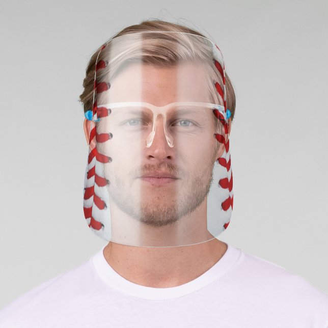 Fun Baseball Player Coach Team Sports Fan Baseball Face Shield (Insitu)