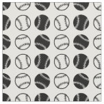 Fun Baseballs Sports Pattern Baseball Themed Fabric