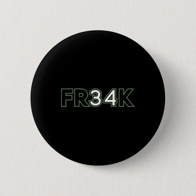 Fun Basketball Bball Freak  Button (Front)