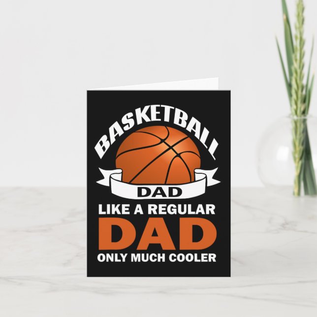 Fun Basketball Dad like a regular dad only much co Card (Front)